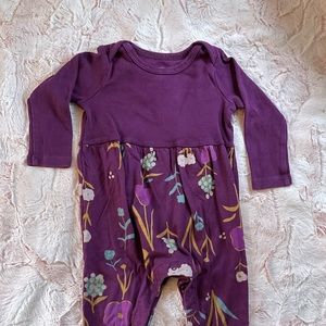 Tea Collection Floral Long Sleeve Romper